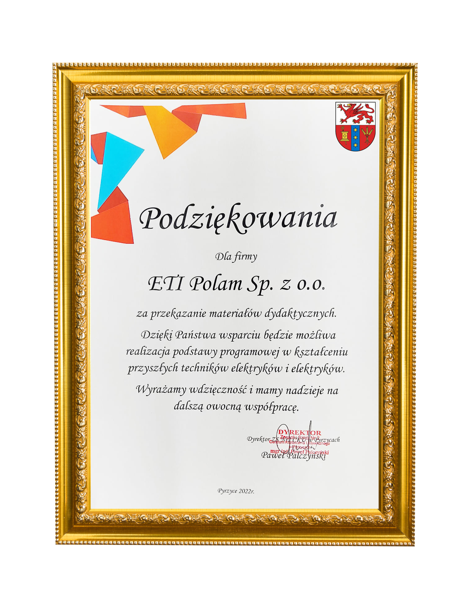 Nawiązanie współpracy z Firmą ETI Polam