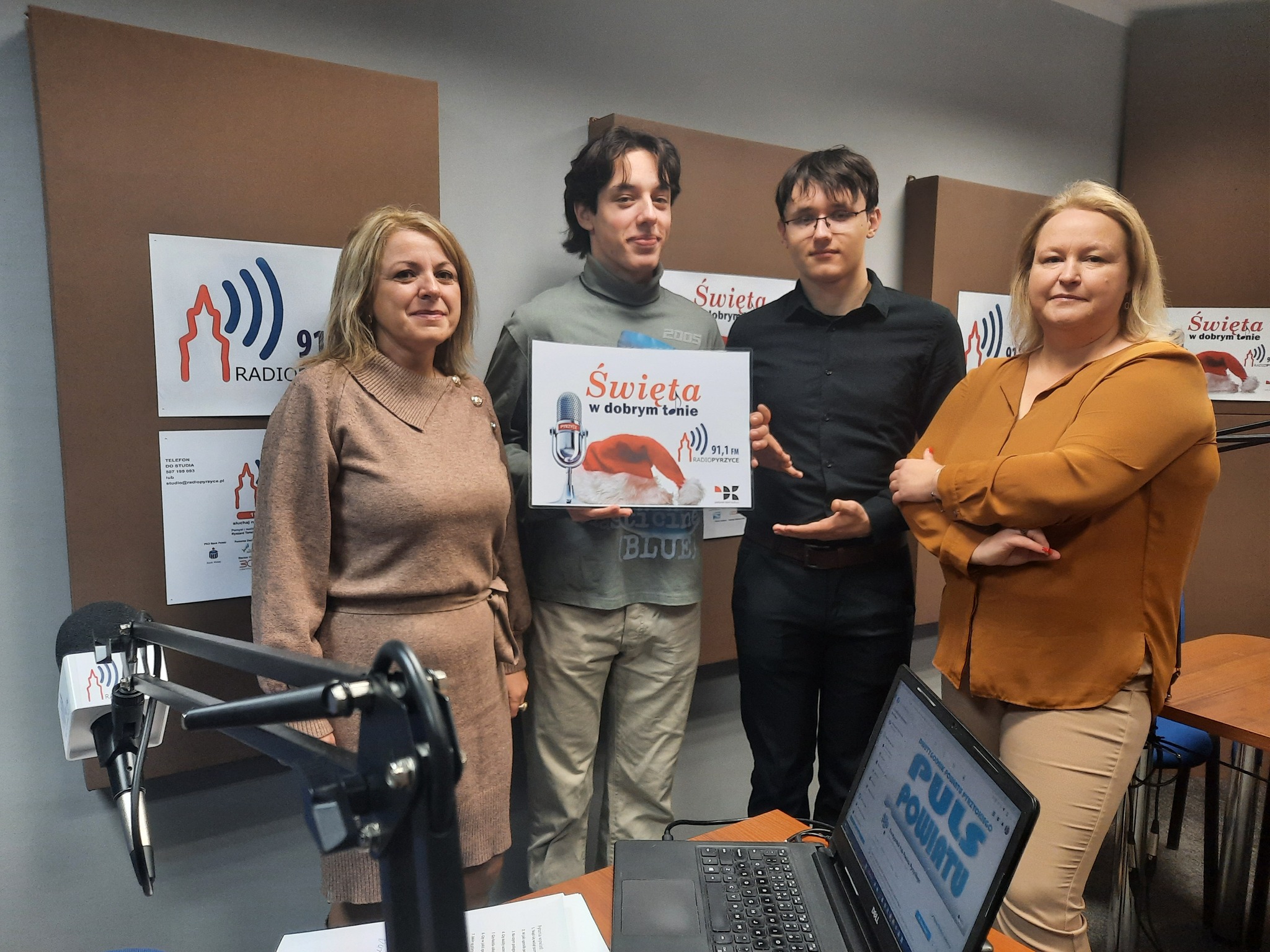 Audycja radiowa "Praktyka zagraniczna pyrzyckich uczniów z CKU"