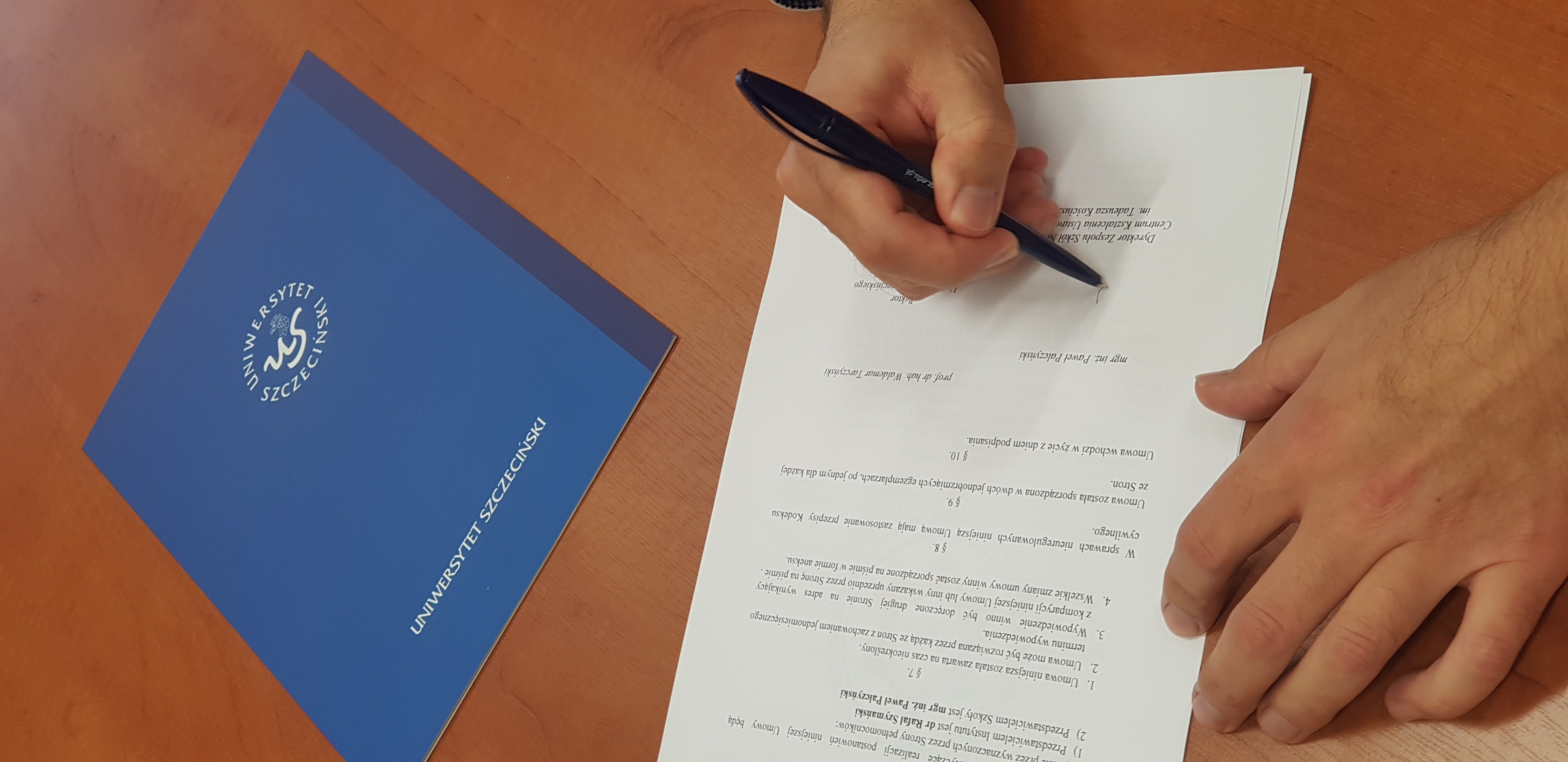 Podpisanie umowy o współpracy z Uniwersytetem Szczecińskim