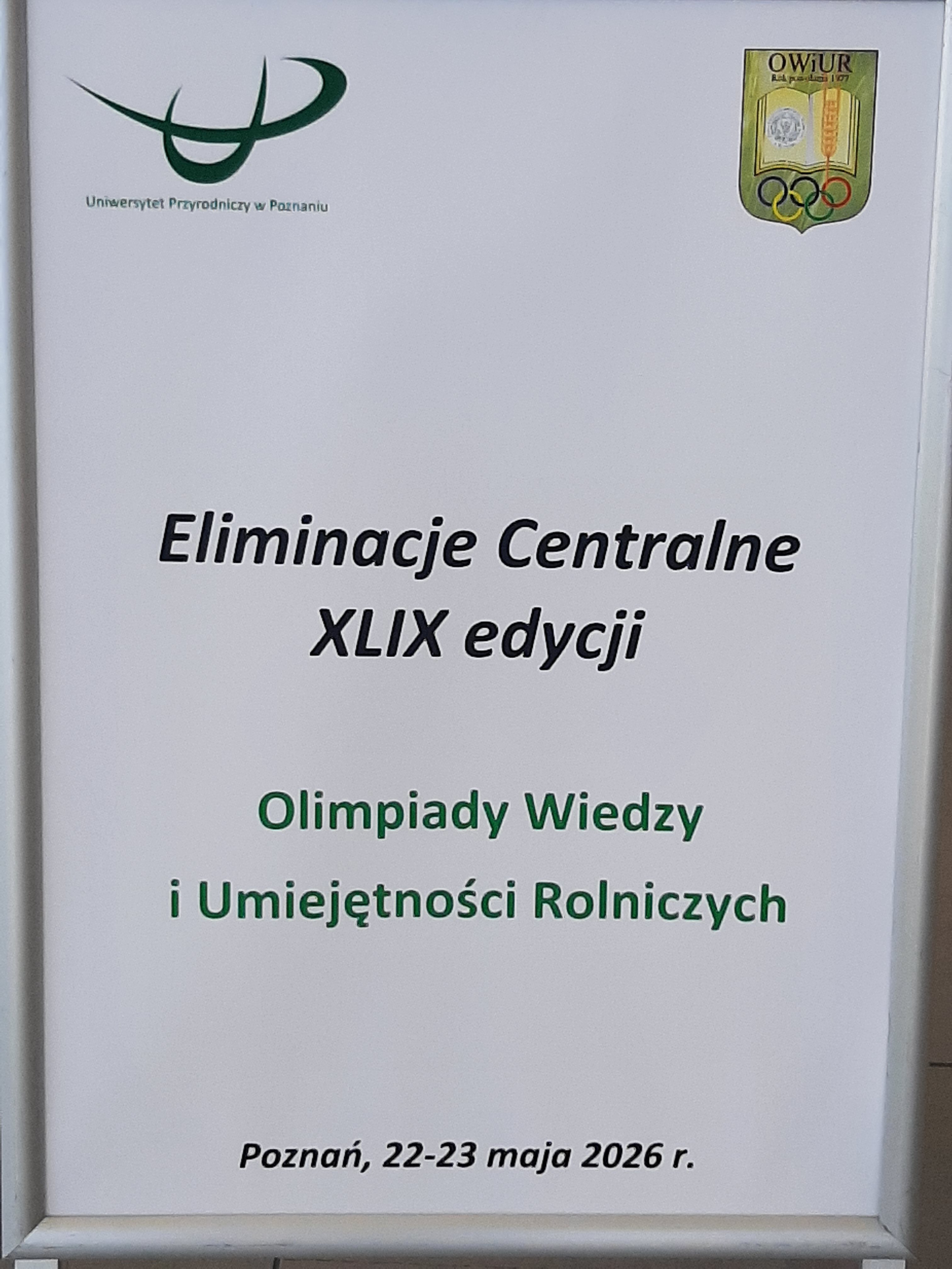 Eliminacje centralne XLIX edycji Olimpiady Wiedzy i Umiejętności Rolniczych w Poznaniu - Obrazek 7