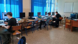 Przeprowadzenie egzaminów zawodowych w części praktycznej dla kwalifikacji INF.02 w zawodzie technik informatyk.
