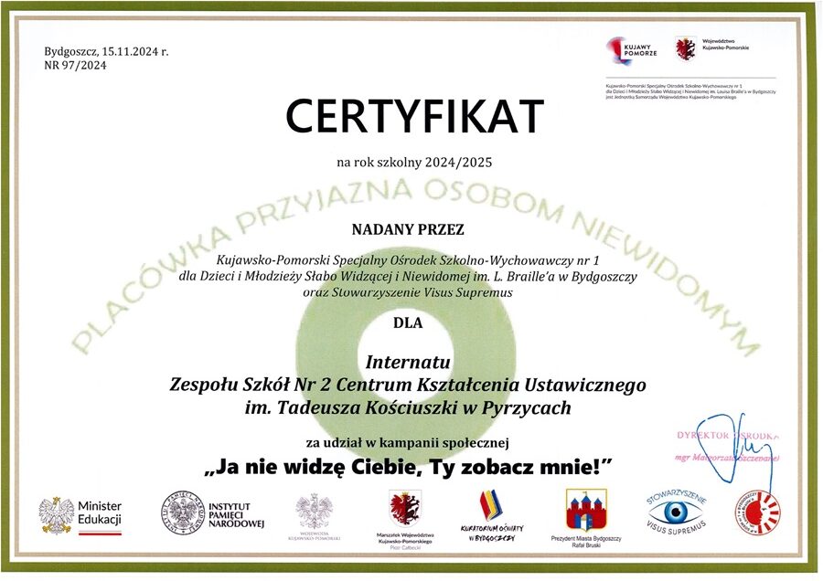 Dyplomy i certyfikaty - Obrazek 1