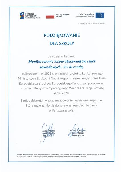 Dyplomy i certyfikaty - Obrazek 7