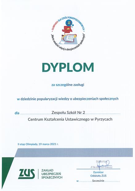 Dyplomy i certyfikaty - Obrazek 10