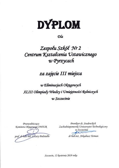 Dyplomy i certyfikaty - Obrazek 13