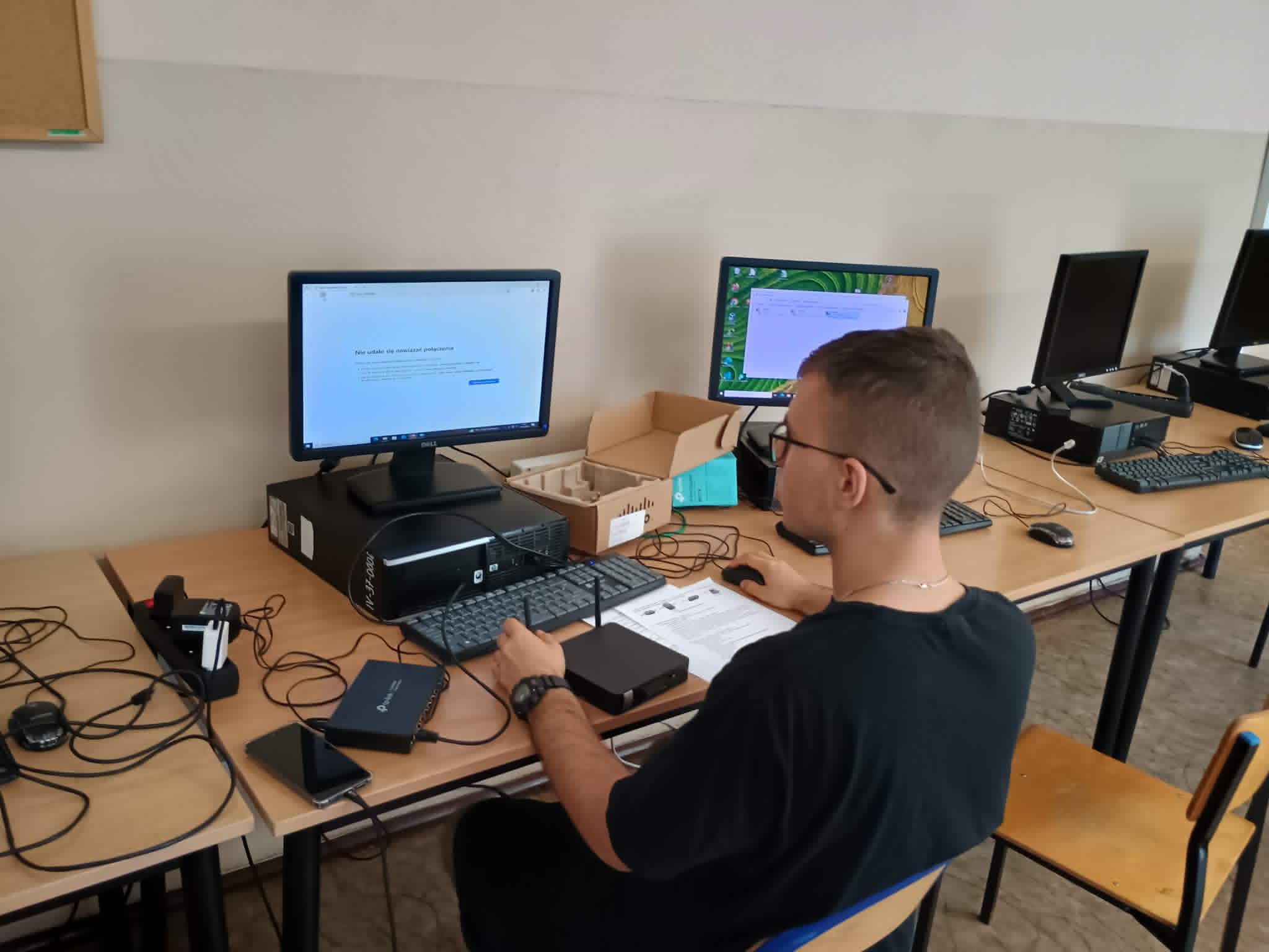 Przeprowadzenie egzaminów zawodowych w części praktycznej dla kwalifikacji INF.02 w zawodzie technik informatyk. - Obrazek 1