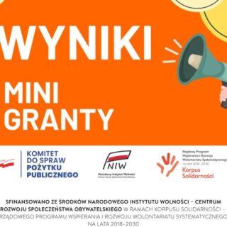 Dofinansowanie dla Szkolnego Wolontariatu na realizację mini grantu